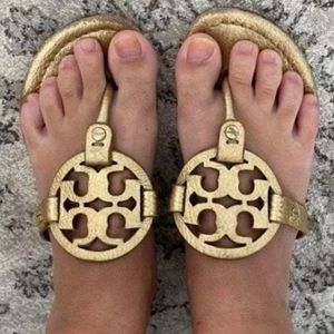 Tory Burch Miller Heel Sandals Size 9.5 for Women
